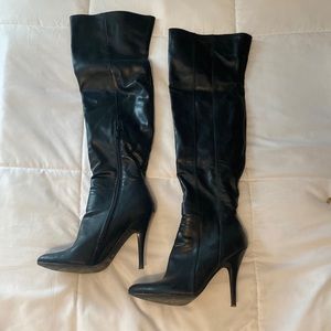 Aldo Black Over the Knee Boots
